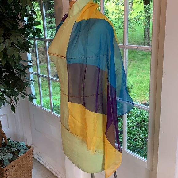 ACCESSORY ST new york Sheer Fringed Scarf - Picture 2 of 13